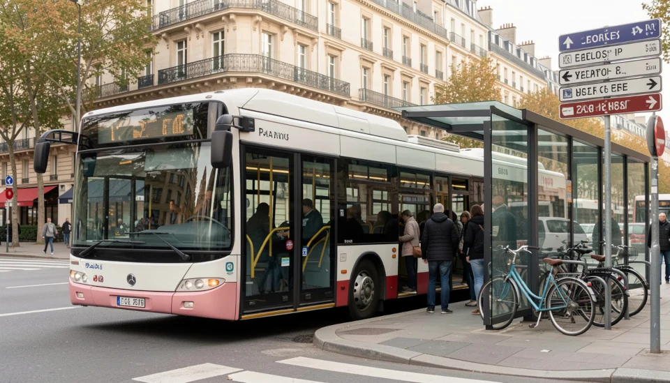 Bus From Orly to La Defense