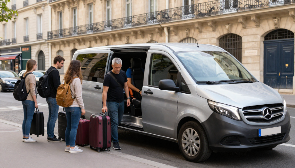 Paris Shared shuttle services