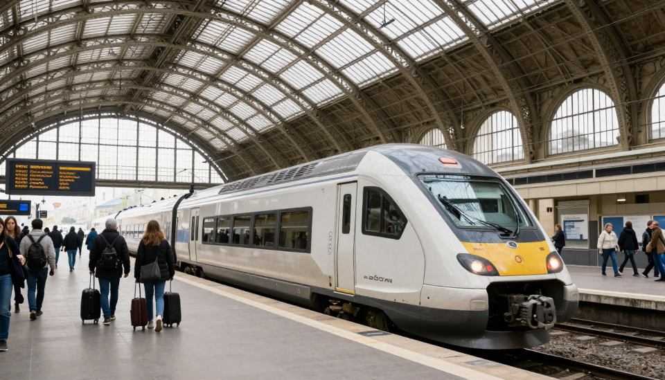 Train From Beauvais to Versailles
