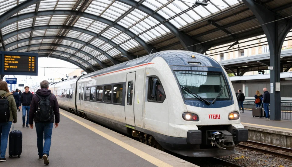 Train at Railway Station in Paris