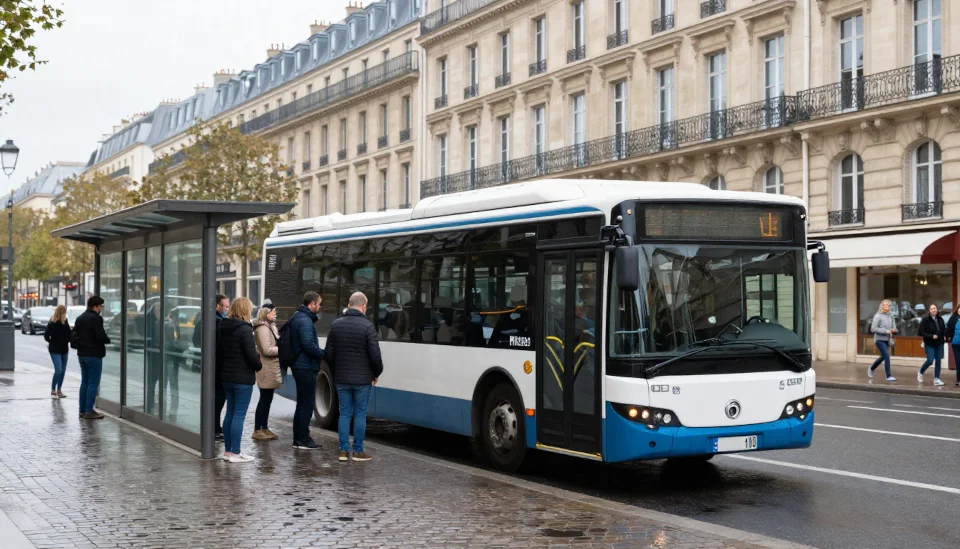 Paris Bus halt