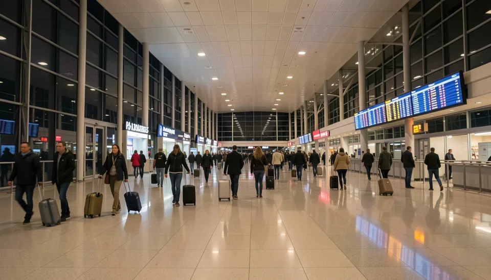 Late-night arrivals at Beauvais Airport